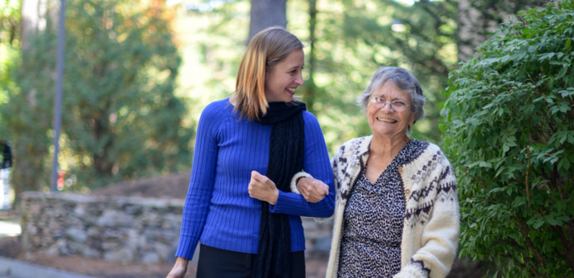 Photo of two women.