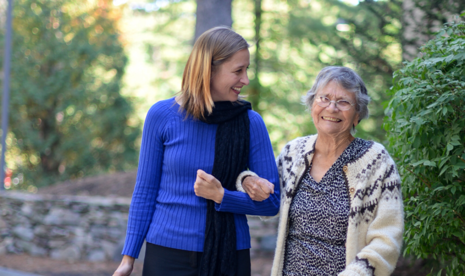 Photo of two women.